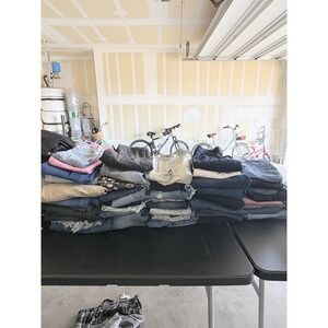 30 Pair Women's Jeans Reseller Lot Mixed Brands Sizes Denim Wholesale 37 lbs